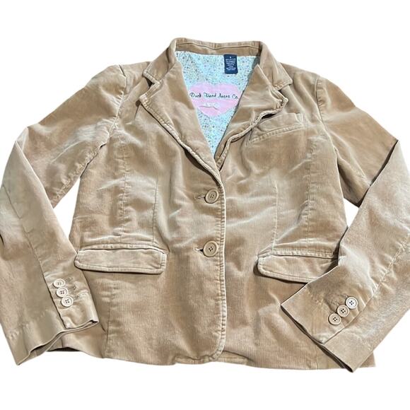 Duck Head Jeans Co Tan Camel Corduroy Blazer Jacket Size Small Preppy - Picture 4 of 13